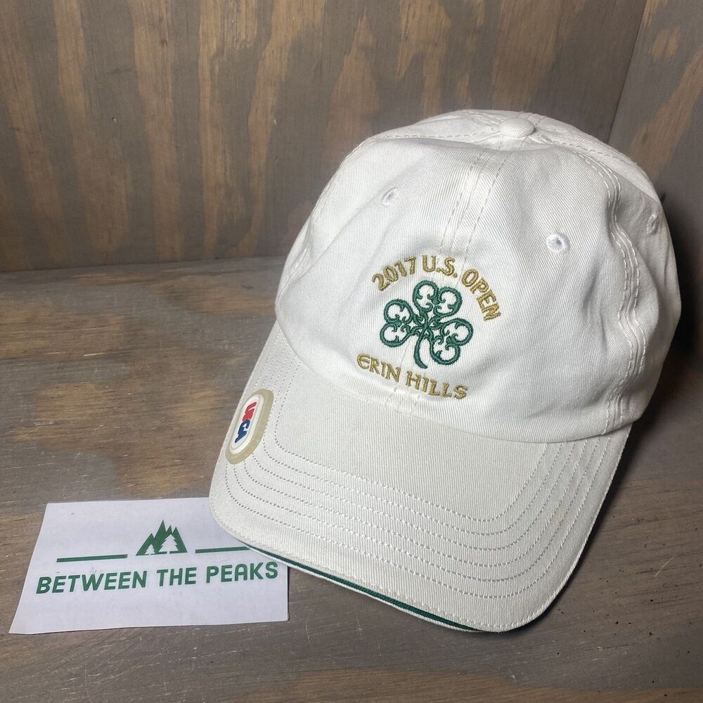 2017 US Open Erin Hills Golf Hat/Cap USGA Member Insignia White Adjustable